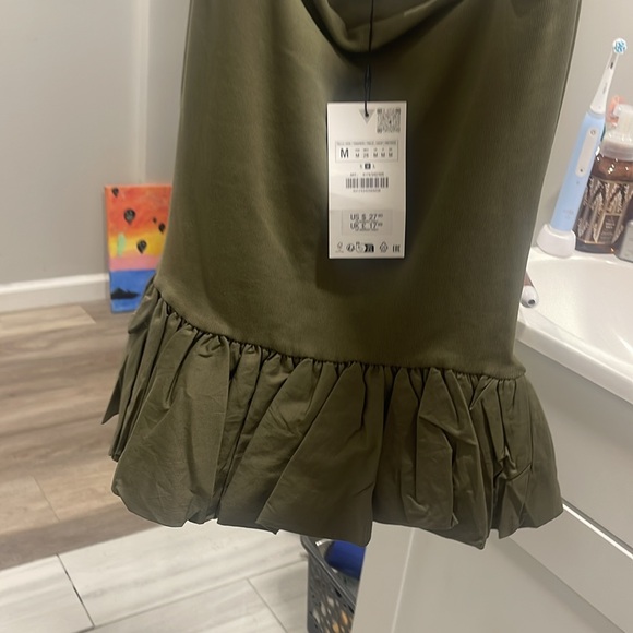This is Zara army green tank shirt brand new - Picture 3 of 3
